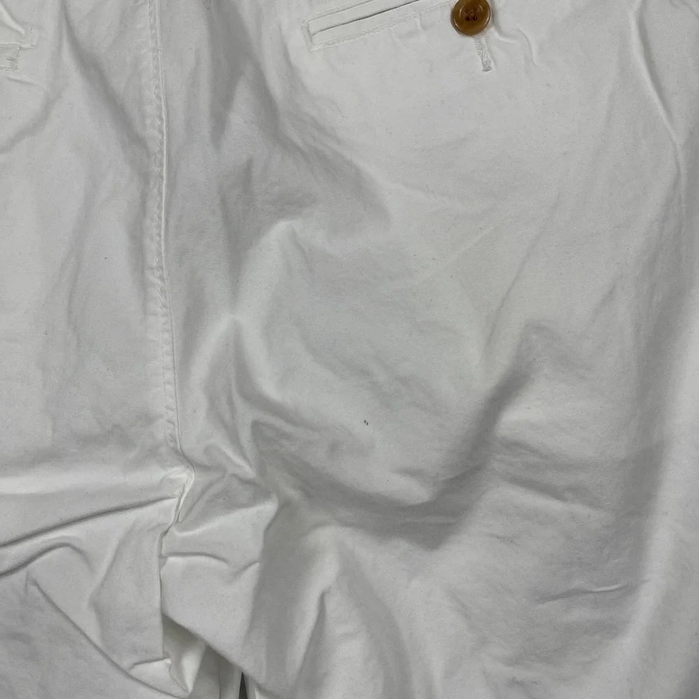J Crew Chino Shorts Mens 31 White Club 9 Inch Inseam Preppy Coastal Summer